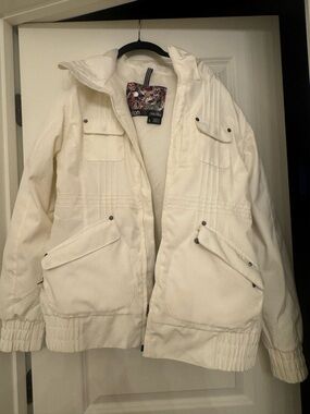 Burton Cream White Ski Snow Jacket